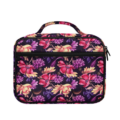 Wild Flower Print Briefcase Bible Bag