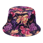 Wild Flower Print Bucket Hat