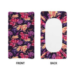 Wild Flower Print Changing Pad Cover
