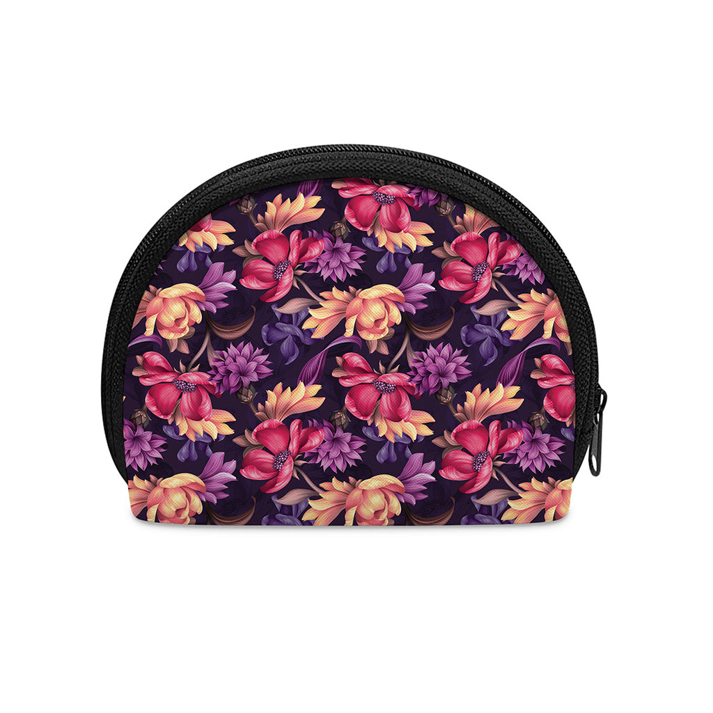 Wild Flower Print Coin Purse