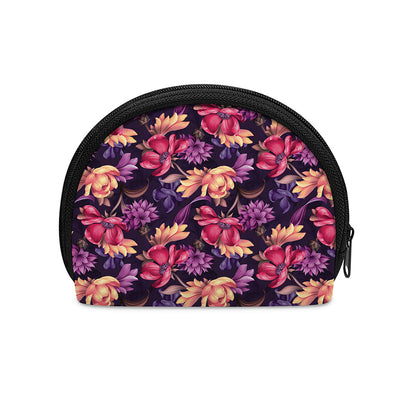 Wild Flower Print Coin Purse