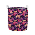 Wild Flower Print Collapsible Laundry Basket