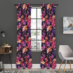 Wild Flower Print Curtain
