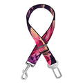 Wild Flower Print Dog Seat Belt