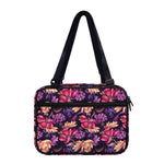 Wild Flower Print Double Strap Bible Bag