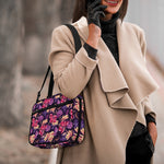 Wild Flower Print Double Strap Bible Bag