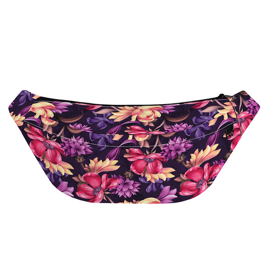 Wild Flower Print Fanny Pack