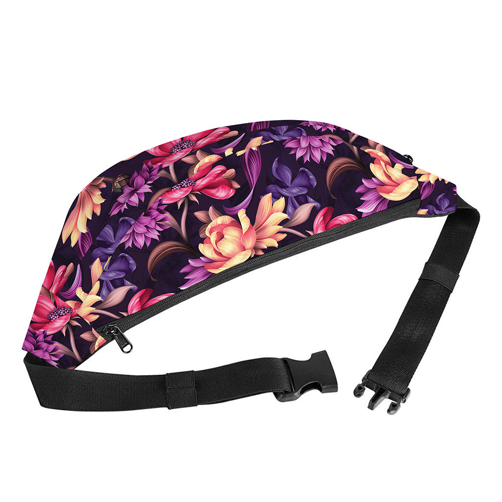 Wild Flower Print Fanny Pack