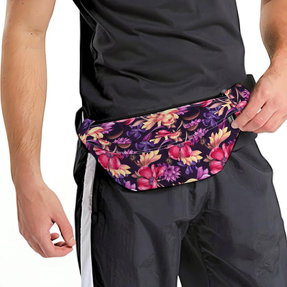 Wild Flower Print Fanny Pack