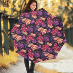 Wild Flower Print Foldable Umbrella
