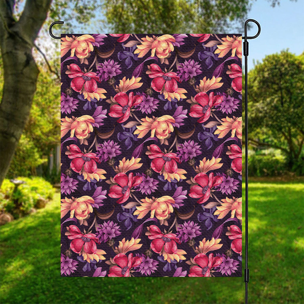 Wild Flower Print Garden Flag