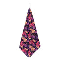 Wild Flower Print Hand Towel