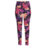 Wild Flower Print High-Waisted Pocket Leggings