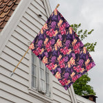 Wild Flower Print House Flag