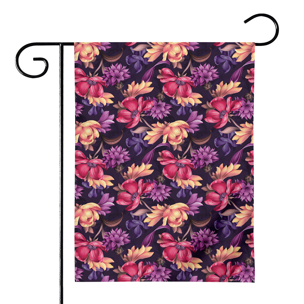 Wild Flower Print House Flag