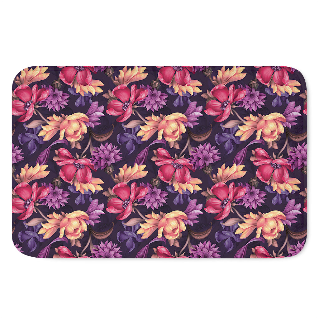 Wild Flower Print Indoor Door Mat