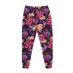 Wild Flower Print Jogger Pants