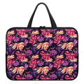 Wild Flower Print Laptop Sleeve With Handle