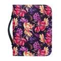 Wild Flower Print Leather Bible Cover