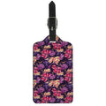 Wild Flower Print Luggage Tag