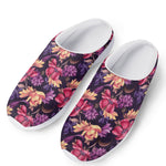 Wild Flower Print Mesh Casual Shoes