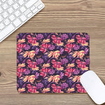 Wild Flower Print Mouse Pad