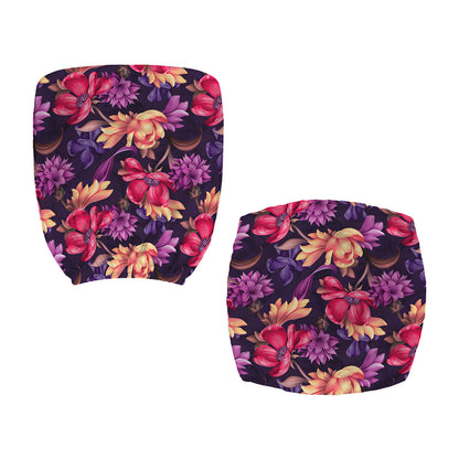 Wild Flower Print Office Chair Cover