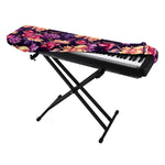 Wild Flower Print Piano Keyboard Cover