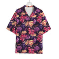 Wild Flower Print Rayon Hawaiian Shirt