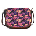 Wild Flower Print Saddle Bag
