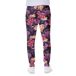 Wild Flower Print Scuba Joggers