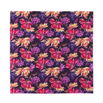 Wild Flower Print Silk Bandana