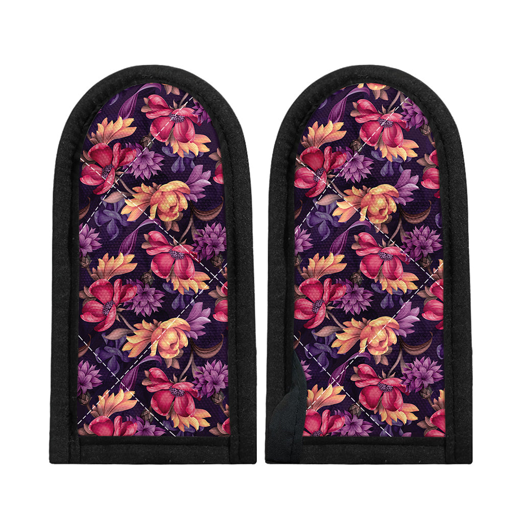Wild Flower Print Skillet Handle Cover