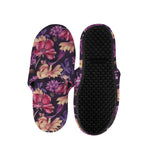 Wild Flower Print Slippers