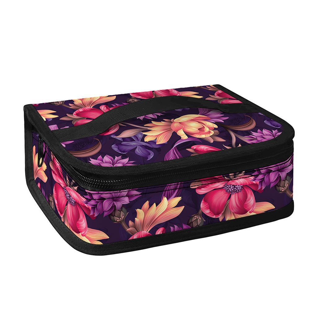 Wild Flower Print Small Lunch Bag