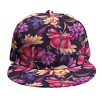 Wild Flower Print Snapback Cap