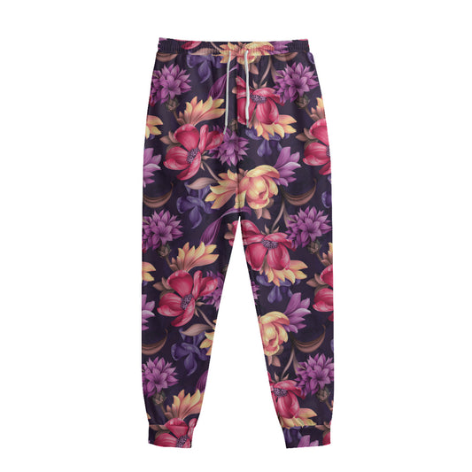 Wild Flower Print Sweatpants