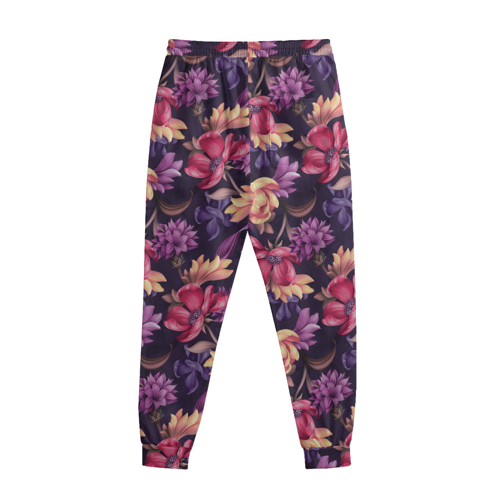 Wild Flower Print Sweatpants