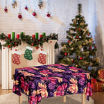 Wild Flower Print Tablecloth