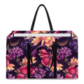 Wild Flower Print Utility Tote Bag