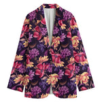 Wild Flower Print Women's Blazer