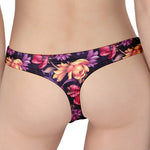 Wild Flower Print Women's Thong