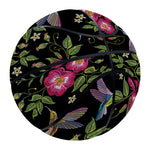 Wild Flowers And Hummingbird Print Basketball