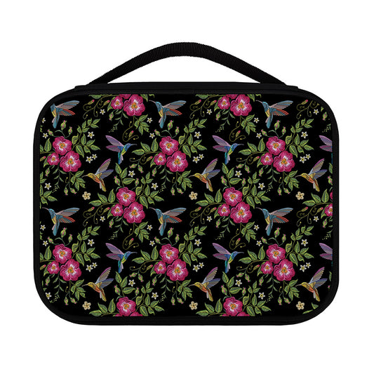 Wild Flowers And Hummingbird Print Classic Bible Case