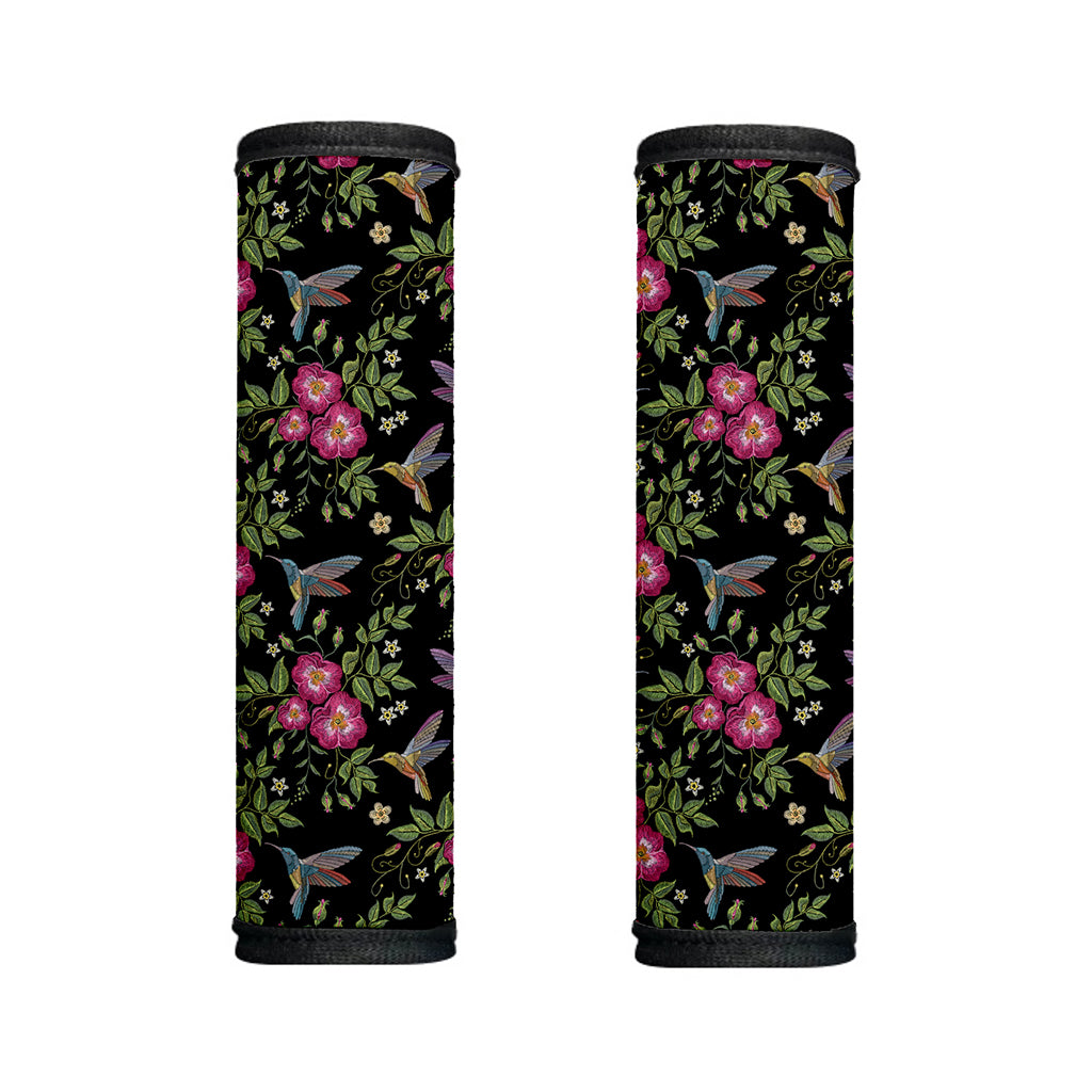 Wild Flowers And Hummingbird Print Handle Covers