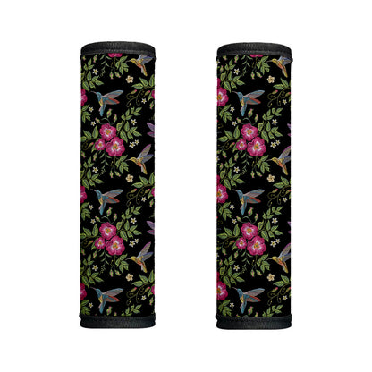 Wild Flowers And Hummingbird Print Handle Covers