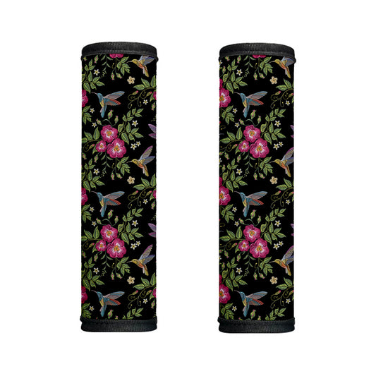 Wild Flowers And Hummingbird Print Handle Covers