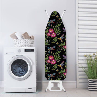 Wild Flowers And Hummingbird Print Ironing Board Cover