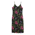 Wild Flowers And Hummingbird Print Jersey Midi Cami Dress
