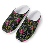 Wild Flowers And Hummingbird Print Mesh Casual Shoes
